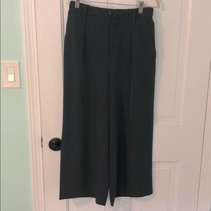 Uniqlo crop wide legs